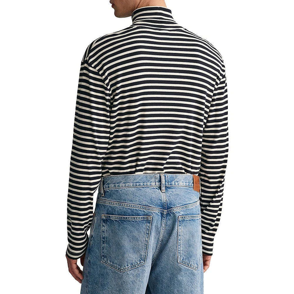 GANT Striped Turtleneck