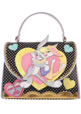 Irregular Choice x Looney Tunes Couple Goals Bag Black Multi