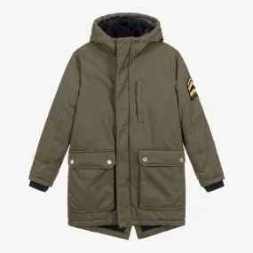 Teen Khaki Green Parka Coat