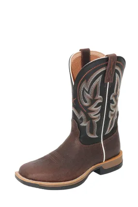 Twisted X Mens 11 Tech X1 Boot - Brown/Antique Black - TCMXW0013